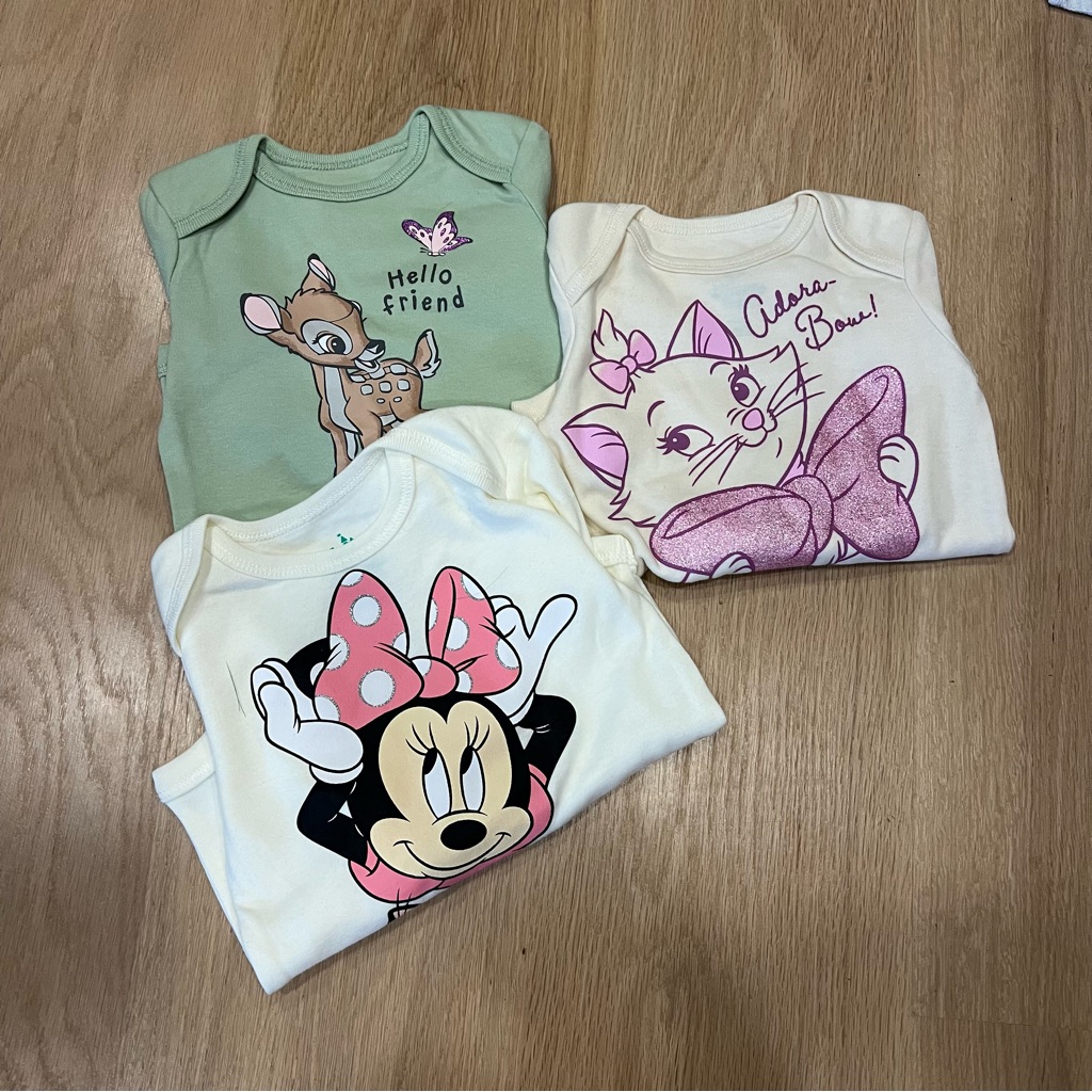 Disney Baby Onesie Set Of 3! Nwt